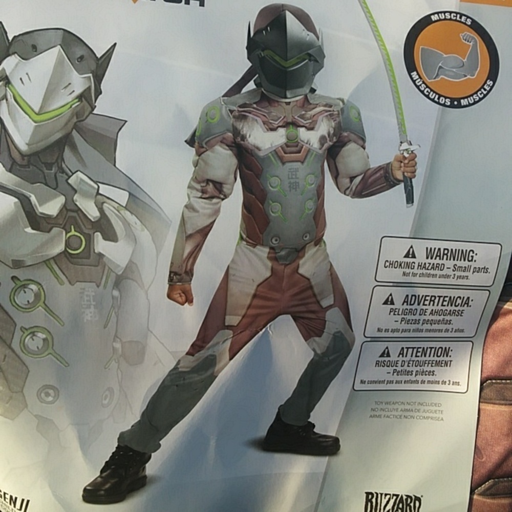 Overwatch Genji Child Small Costume Blizzard Disguise Costume Superhero